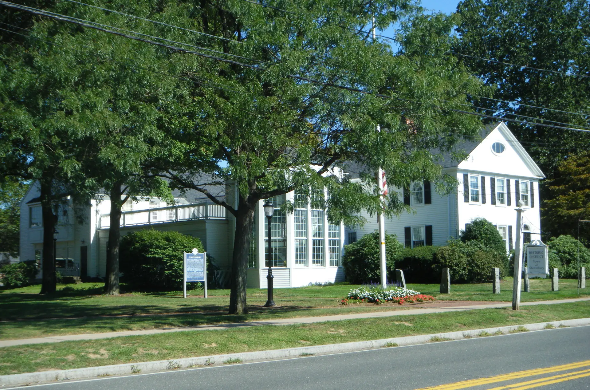 The Historic District in Glastonbury, Connecticut